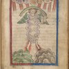 Apocalypse 10, text miniature and miniature: John, the angel