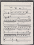 Photocopy of copyist's manuscript