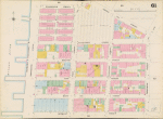 Manhattan, V. 3, Double Page Plate No. 61 [Map bounded by Little 12th St., Greenwich St., Bethune St., 13th Ave., Bloomfield St.]