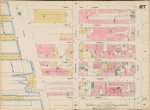 Manhattan, V. 5, Double Page Plate No. 87 [Map bounded by W. 27th St., 10th Ave., W. 22nd St., Hudson River]