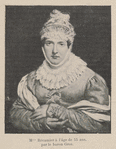 Mme. Recamier à l'âge de 55 ans, par le baron Gros