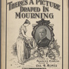 There's a picture draped in mourning