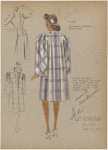 Plaid topcoat.