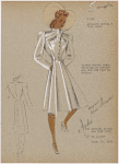 Fitted dressy coat.