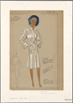 Coat with quilted sleeves and pockets.