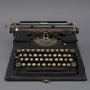 Cummings' Royal portable typewriter with case
