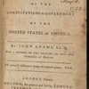 A defence of the constitutions of government of the United States of America