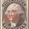 5c black Washington provisional pos. 11 single