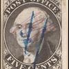 5c black Washington provisional pos. 15 single