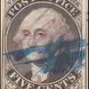 5c black Washington provisional pos. 17 single