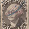 5c black Washington provisional pos. 23 single