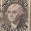 5c black Washington provisional pos. 28 single