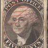 5c black Washington provisional pos. 29 single