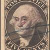 5c black Washington provisional pos. 6 single