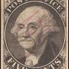 5c black Washington provisional pos. 7 single