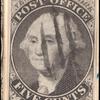 5c black Washington provisional pos. 8 single