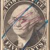 5c black Washington provisional pos. 9 single