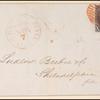 10c black Washington single on cover