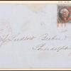 10c black Washington pair on cover
