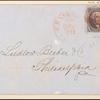 10c black Washington single on cover