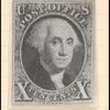 10c black Washington single