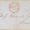 10c black Washington single on cover