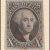 10c black Washington single