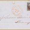 10c black Washington pair on cover