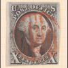 10c black Washington single
