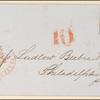 10c black Washington single on cover