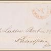 10c black Washington single on cover