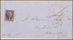 10c black Washington single on cover