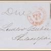 10c black Washington single on cover