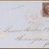 10c black Washington pair on cover