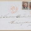 10c black Washington pair on cover
