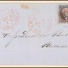 10c black Washington pair on cover