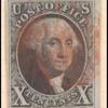 10c black Washington single