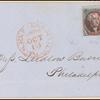 10c black Washington pair on cover