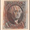 10c black Washington single