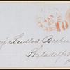10c black Washington single on cover