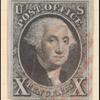 10c black Washington single