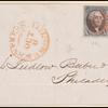 10c black Washington pair on cover