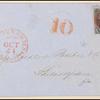 10c black Washington single on cover