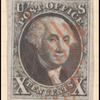 10c black Washington single