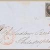 10c black Washington pair on cover