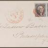 10c black Washington pair on cover