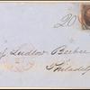 10c black Washington pair on cover