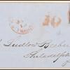 10c black Washington single on cover