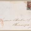 10c black Washington pair on cover