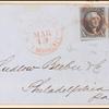 10c black Washington pair on express mail cover